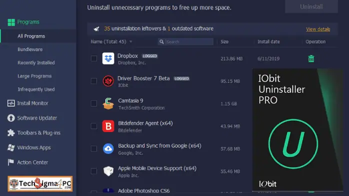 تحميل IObit Uninstaller Pro