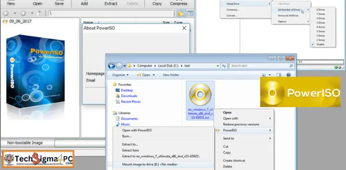 برنامج PowerISO للكمبيوتر